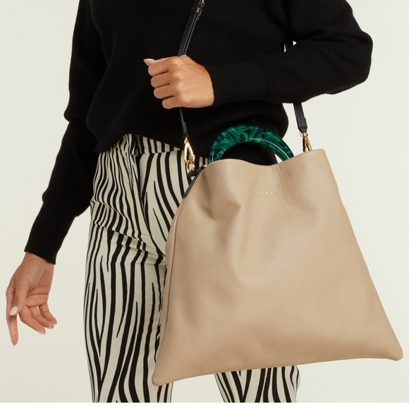 NWT MARNI Venice Resin-Handle Shoulder Bag - Picture 10 of 16